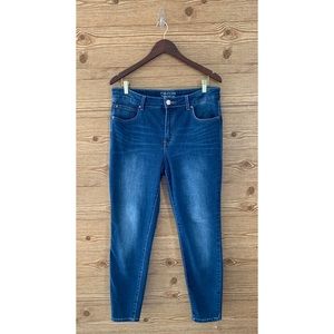 MAURICES HIGH RISE JEAN SKINNY JEANS MEDIUM WASH